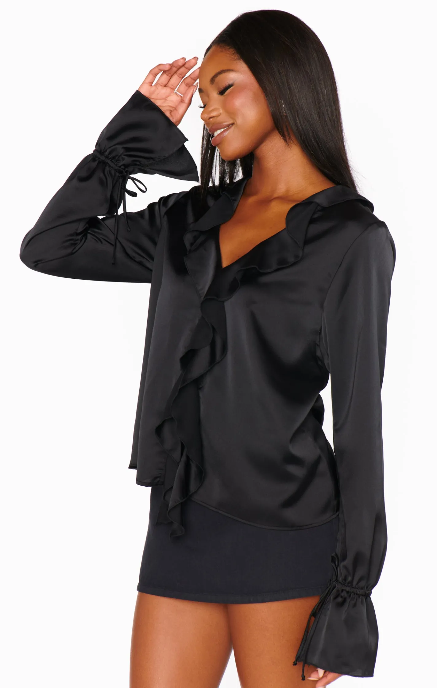 Show Me Your Mumu Adela Ruffle Top