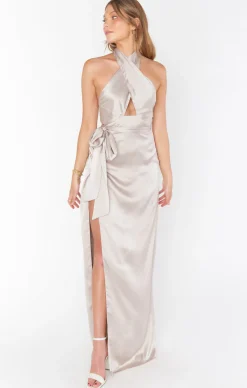 Show Me Your Mumu Adele Halter Maxi Dress