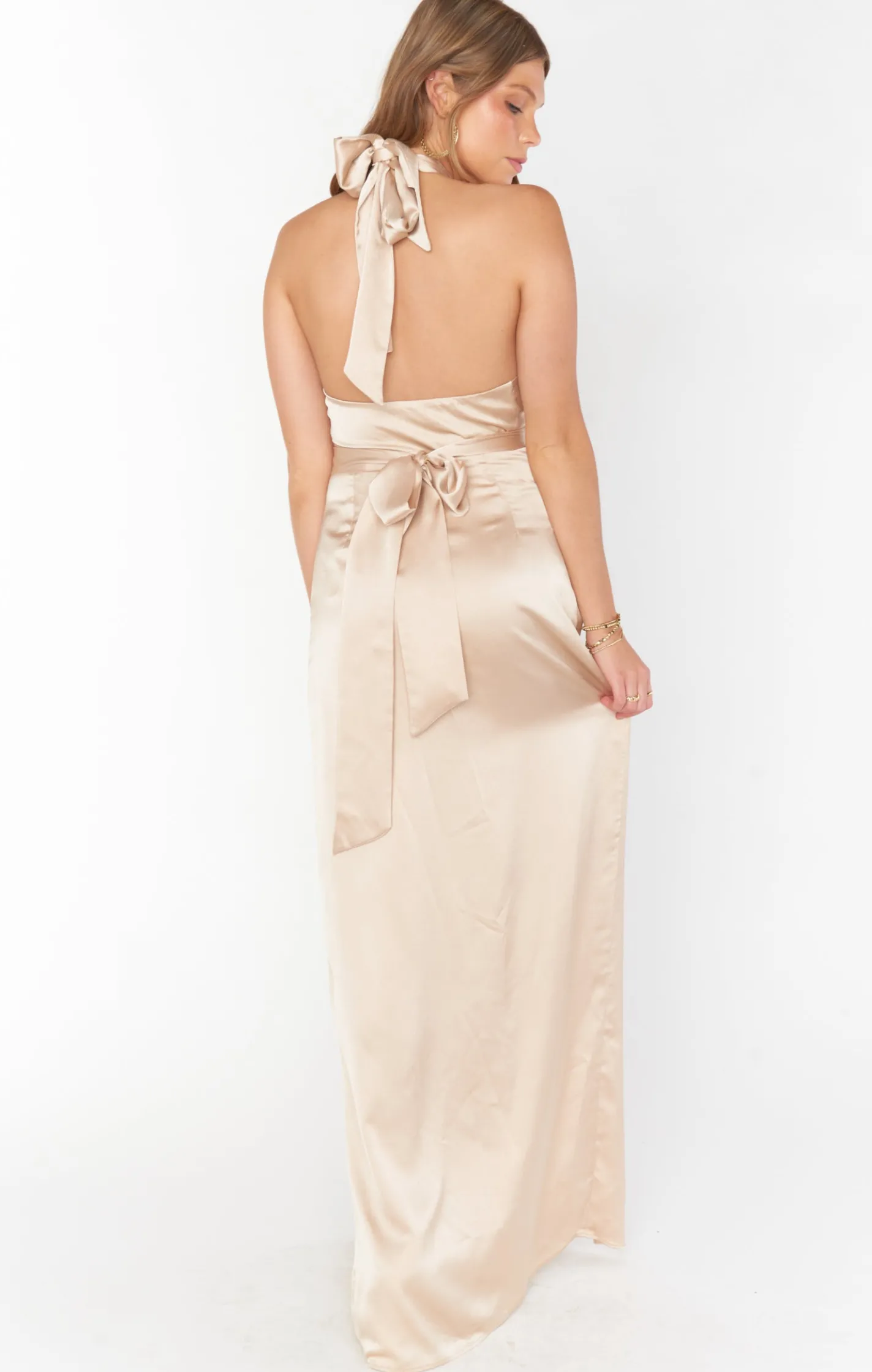 Show Me Your Mumu Adele Halter Maxi Dress
