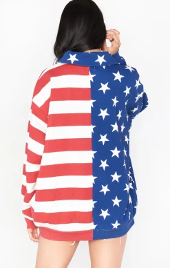 Kids Show Me Your Mumu Benny Half Zip Sweatshirt