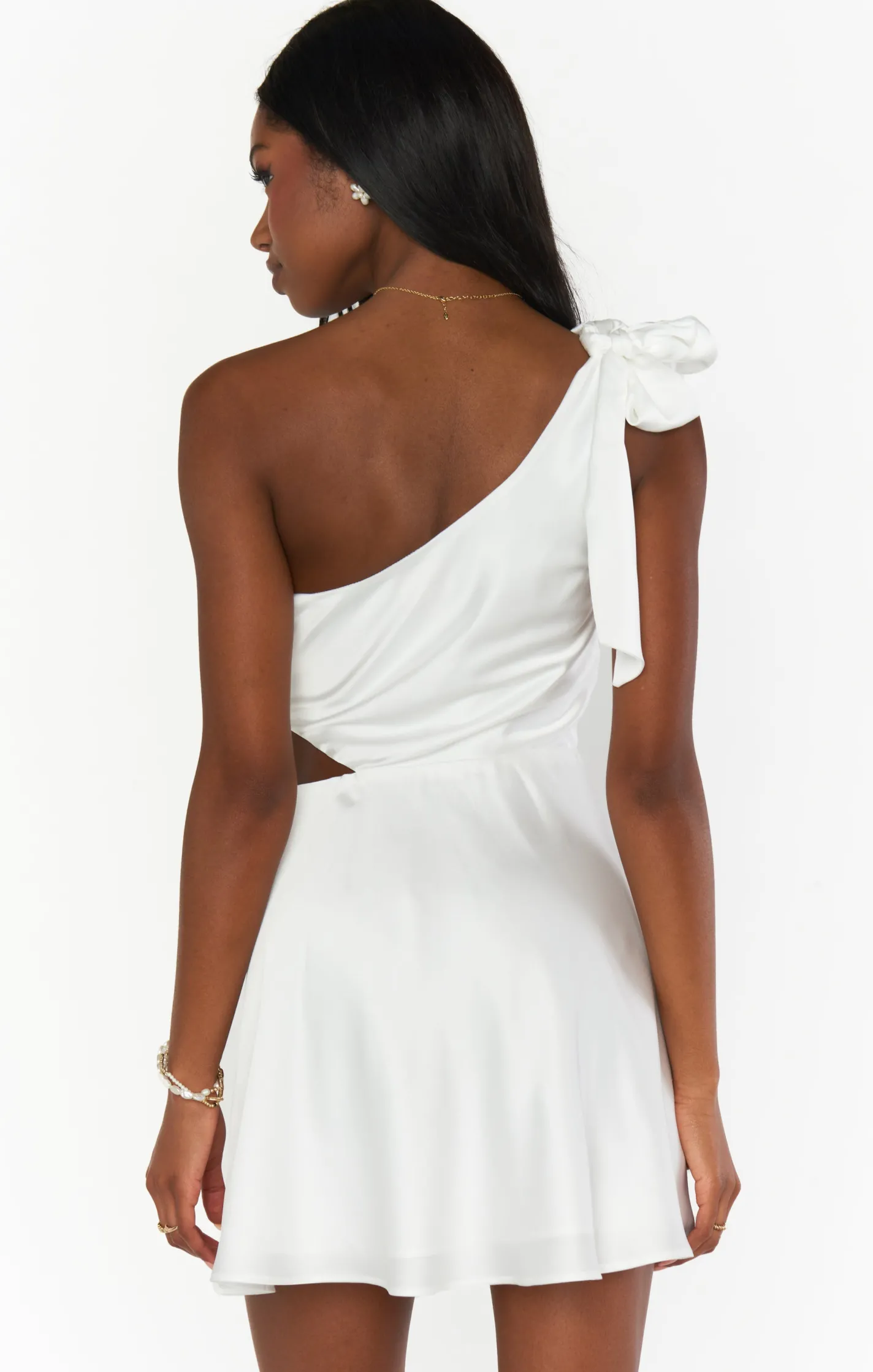 Show Me Your Mumu Betsy Bow Mini Dress