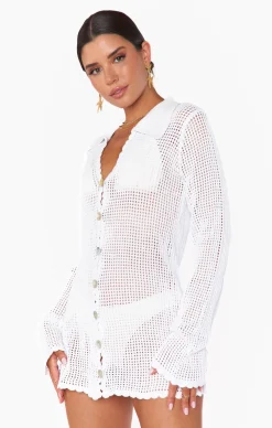 Kids Show Me Your Mumu Button Up Coverup