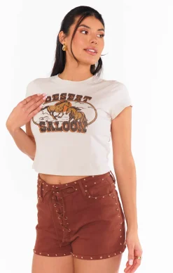 Show Me Your Mumu Desert Lace Up Shorts
