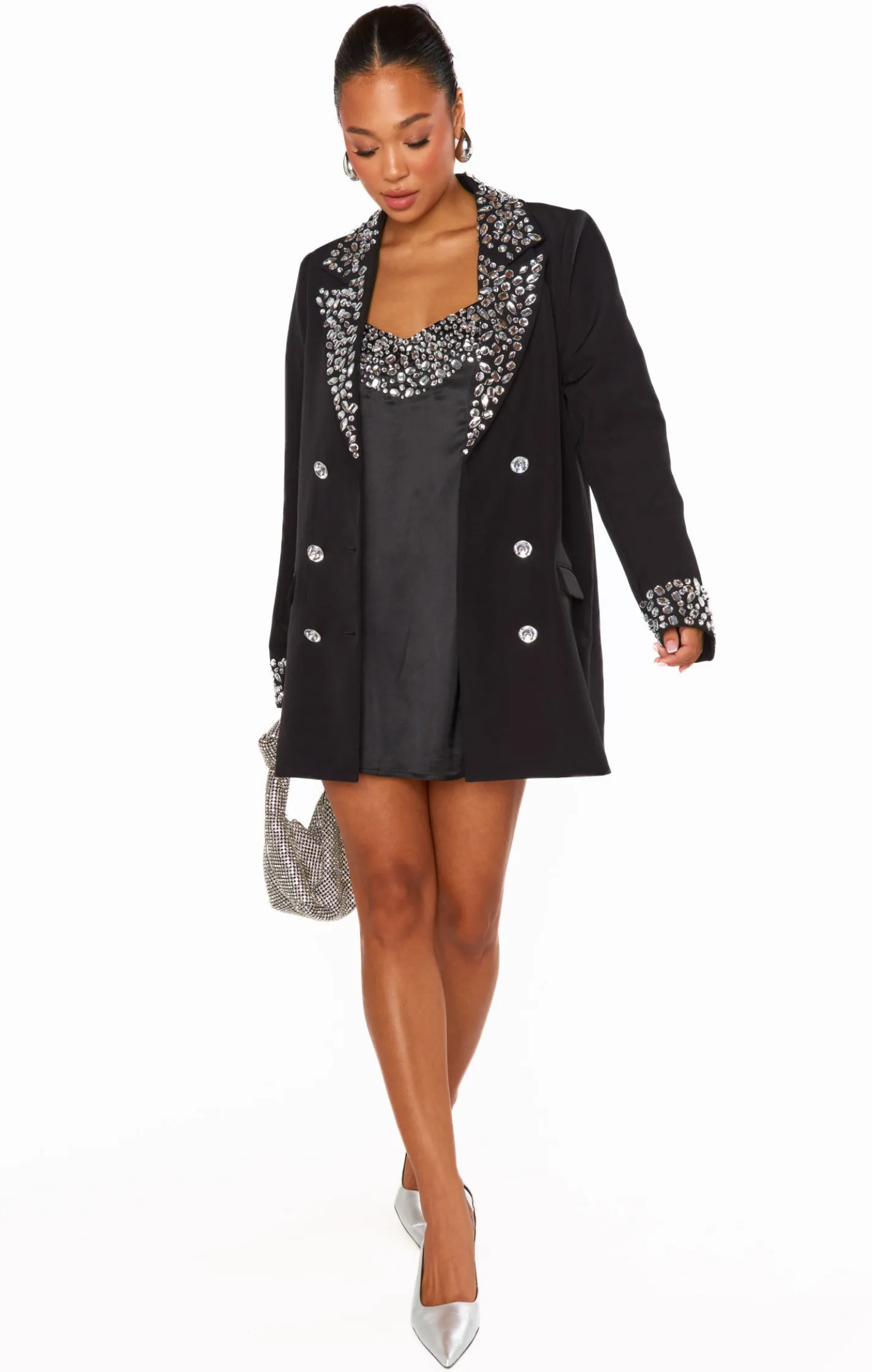 Kids Show Me Your Mumu Extra Bling Blazer Dress