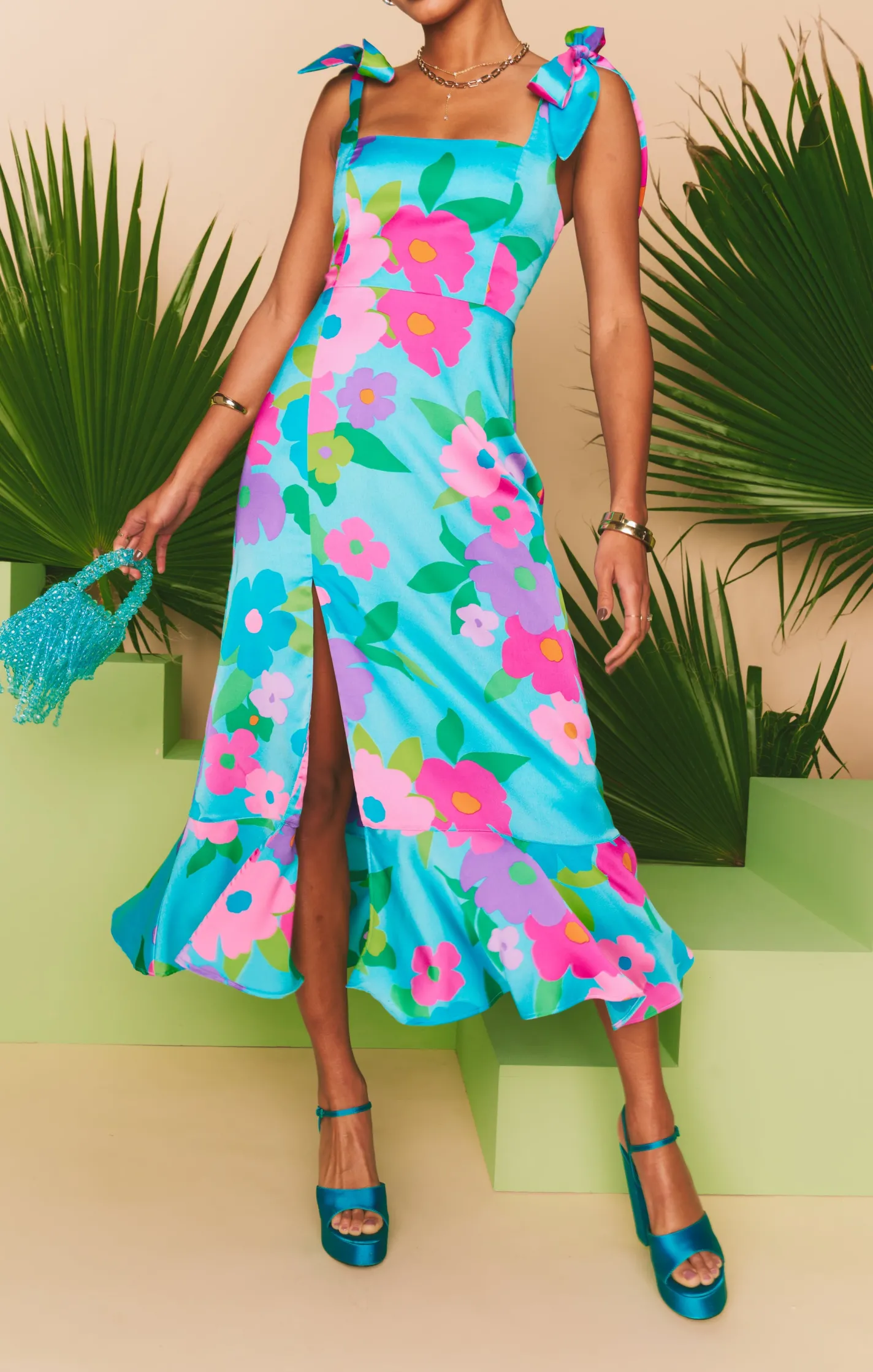 Kids Show Me Your Mumu Garden Midi Dress