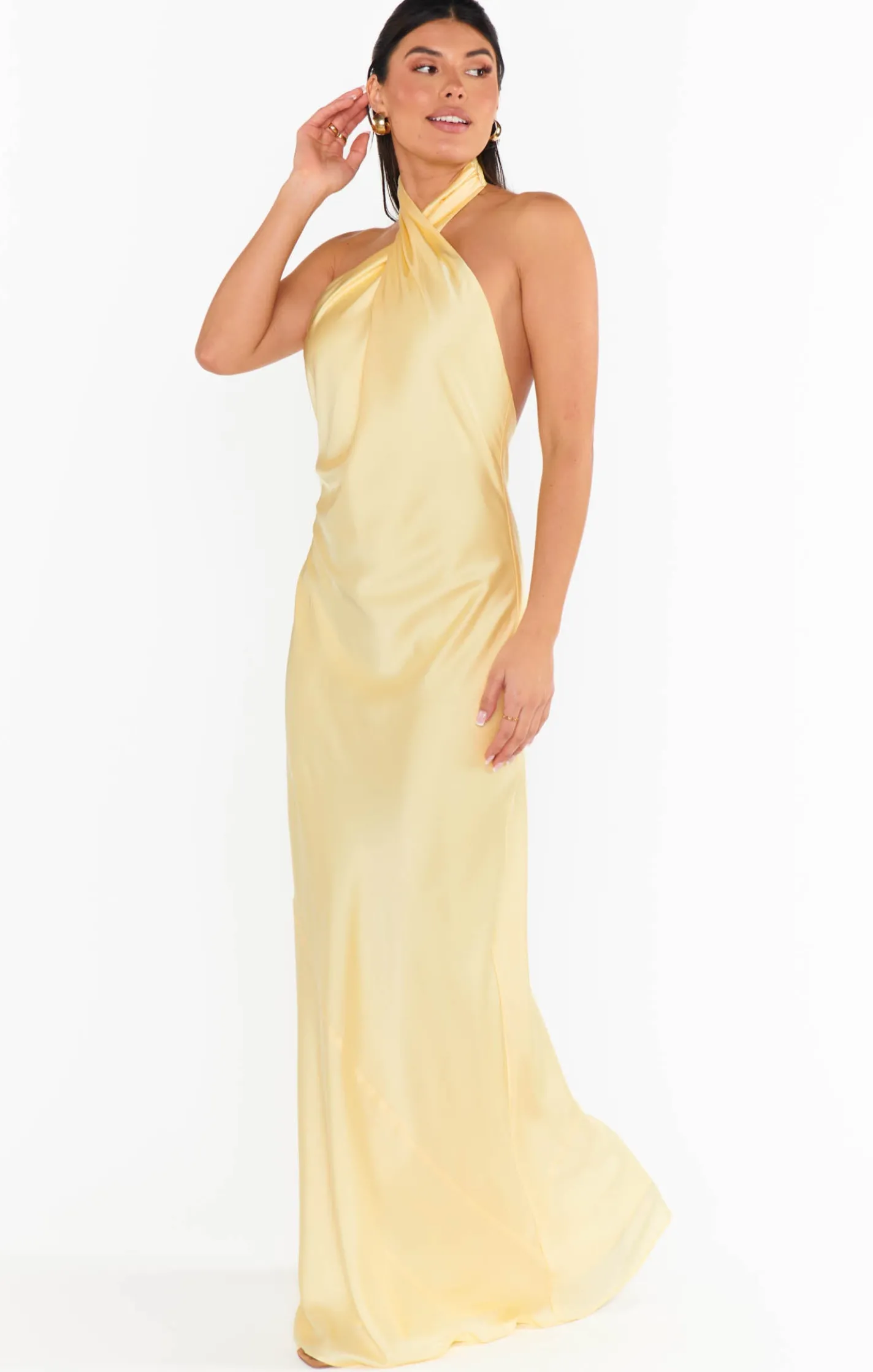 Kids Show Me Your Mumu Jasmine Halter Maxi Dress