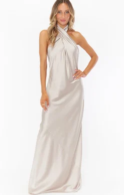 Kids Show Me Your Mumu Jasmine Halter Maxi Dress