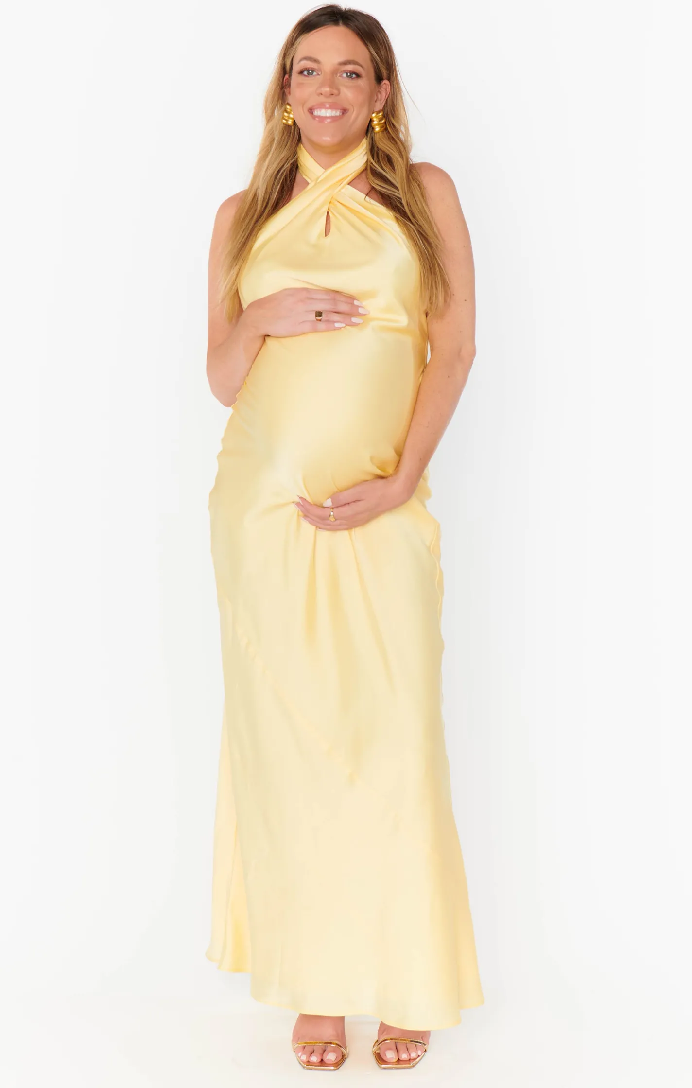 Show Me Your Mumu Jasmine Halter Maxi Dress