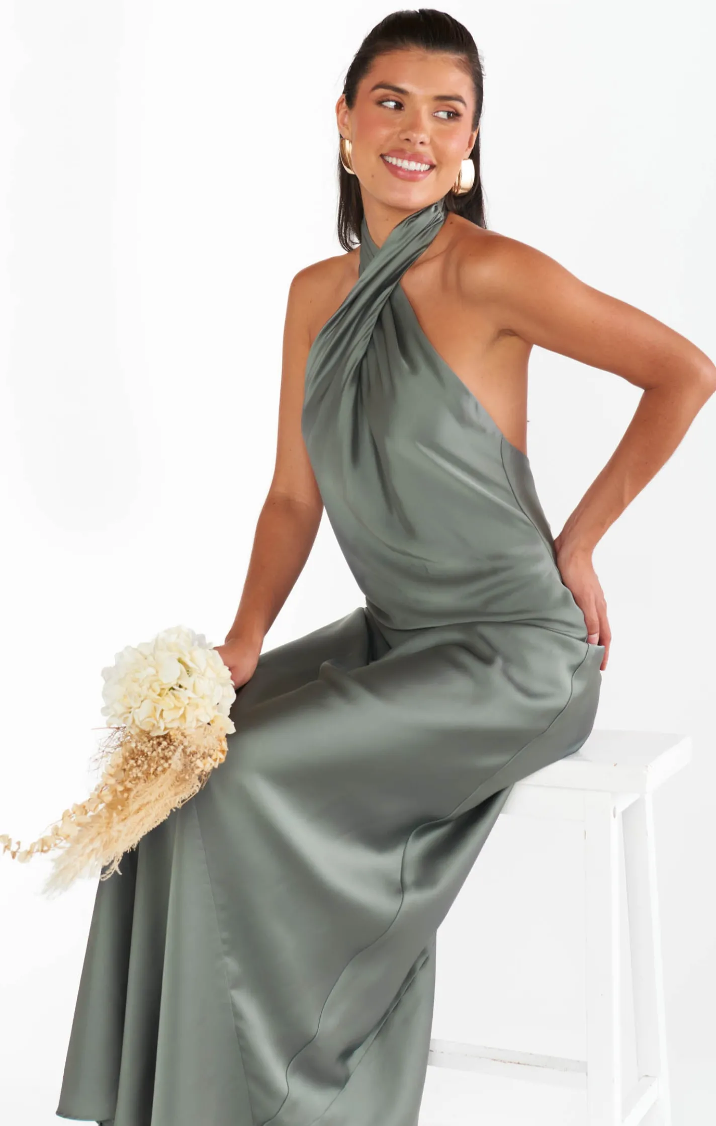 Kids Show Me Your Mumu Jasmine Halter Maxi Dress