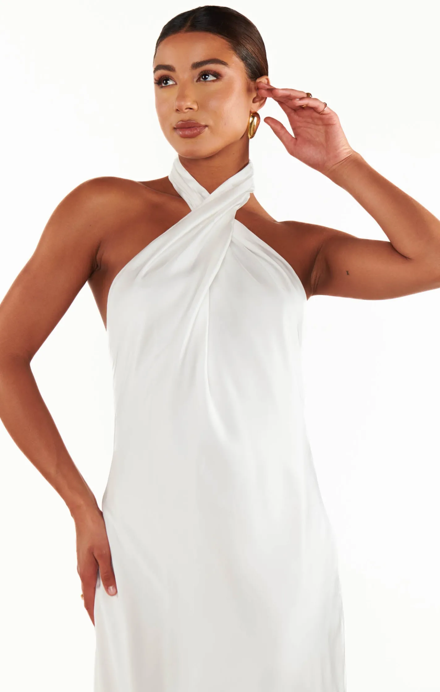 Kids Show Me Your Mumu Jasmine Halter Midi Dress