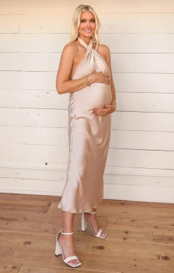 Kids Show Me Your Mumu Jasmine Halter Midi Dress
