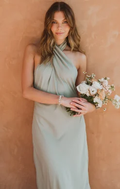 Kids Show Me Your Mumu Jasmine Halter Midi Dress