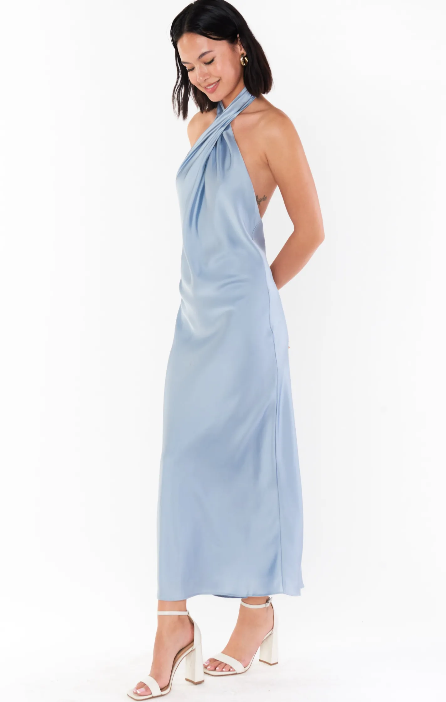 Kids Show Me Your Mumu Jasmine Halter Midi Dress