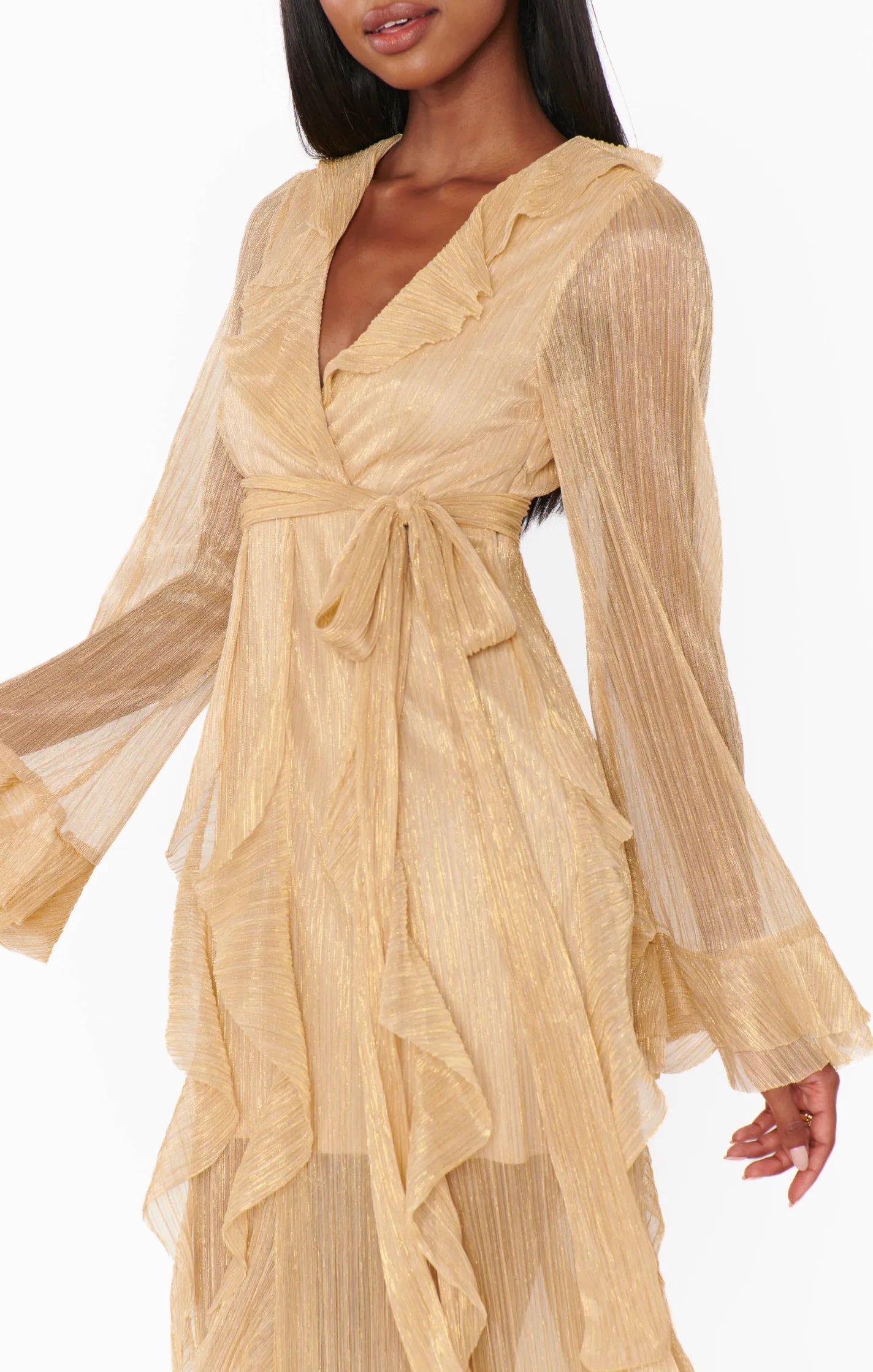 Show Me Your Mumu Jenny Ruffle Maxi Dress