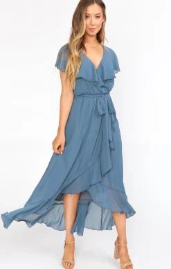 Show Me Your Mumu Jess Ruffle Midi Dress