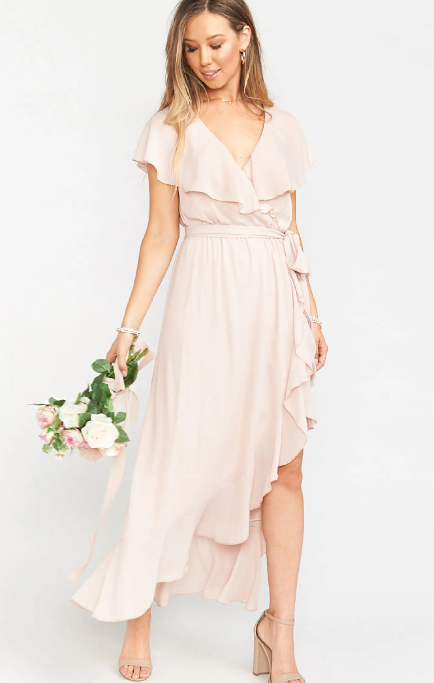 Kids Show Me Your Mumu Jess Ruffle Midi Dress