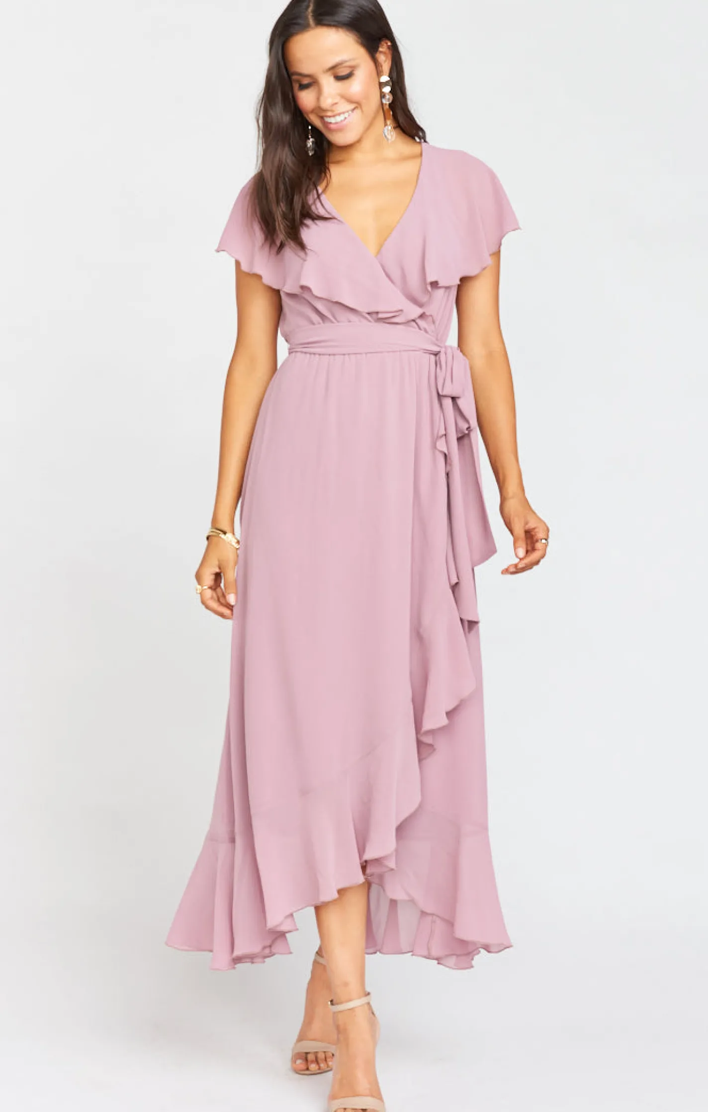 Show Me Your Mumu Jess Ruffle Midi Dress