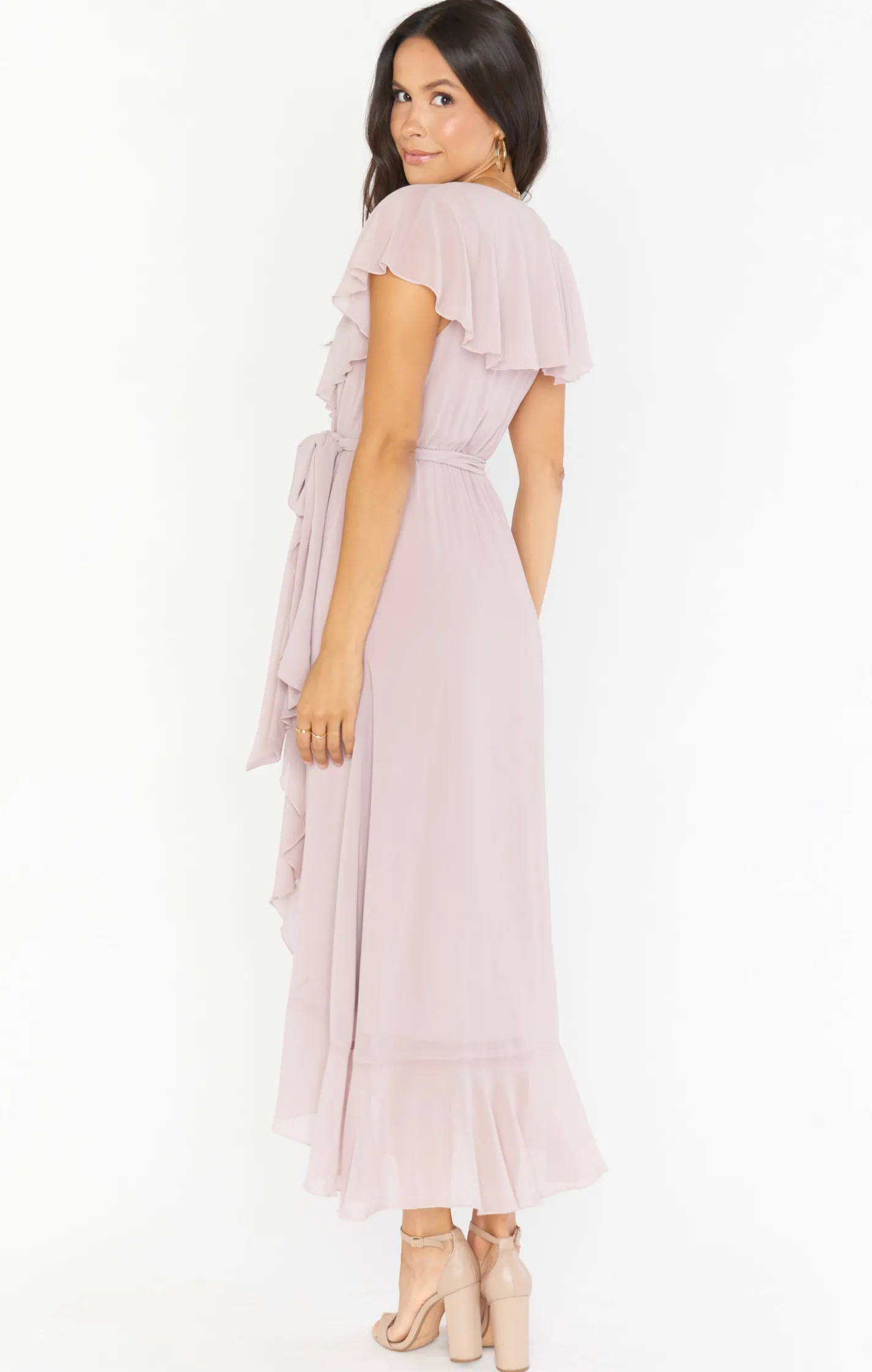 Kids Show Me Your Mumu Jess Ruffle Midi Dress