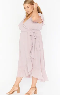 Kids Show Me Your Mumu Jess Ruffle Midi Dress