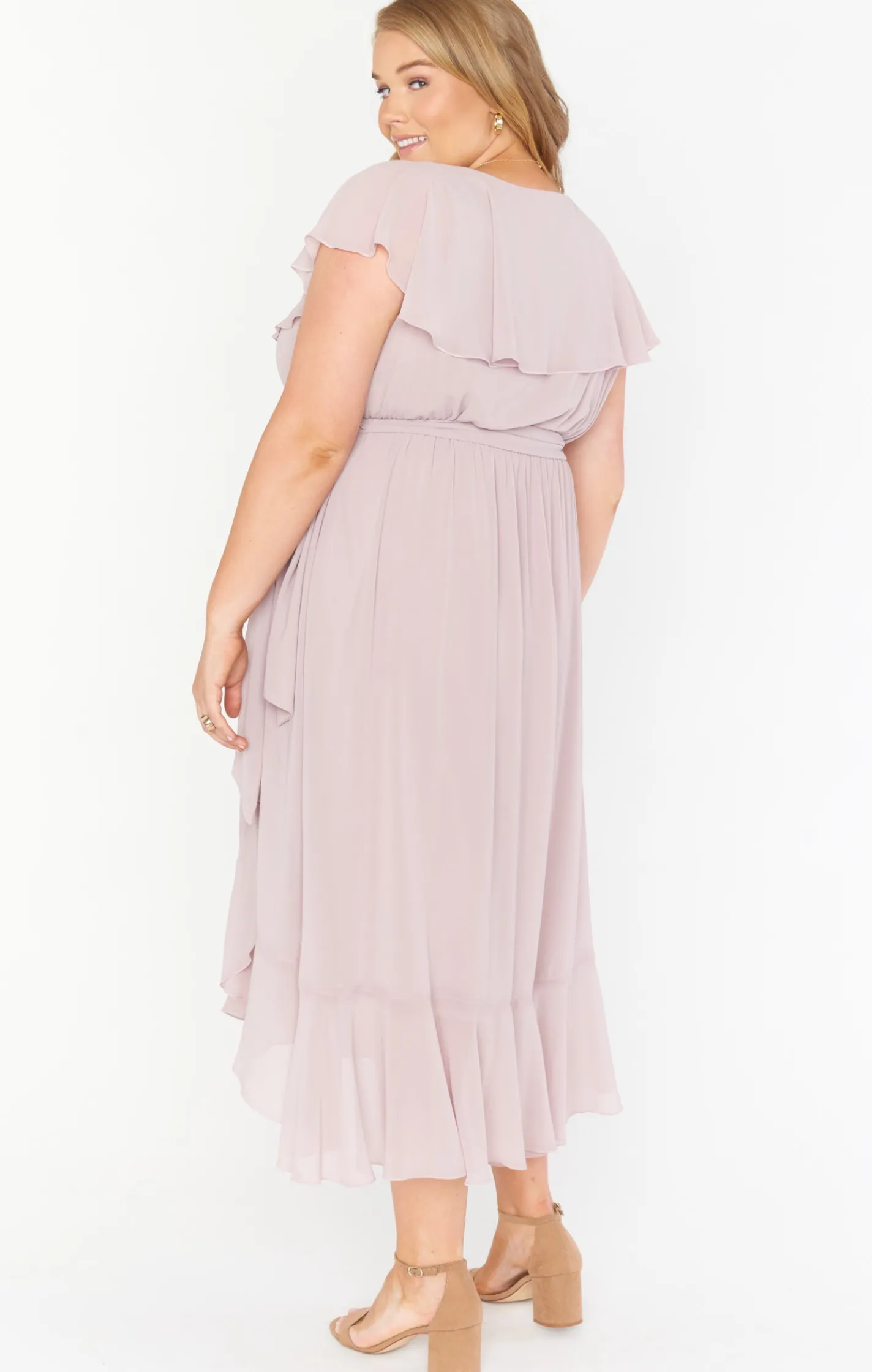 Kids Show Me Your Mumu Jess Ruffle Midi Dress