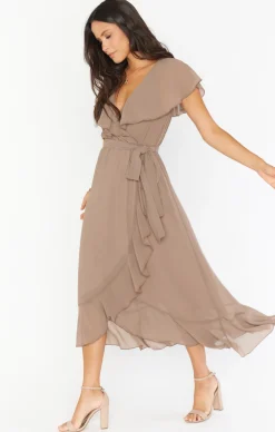 Kids Show Me Your Mumu Jess Ruffle Midi Dress
