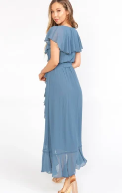 Kids Show Me Your Mumu Jess Ruffle Midi Dress