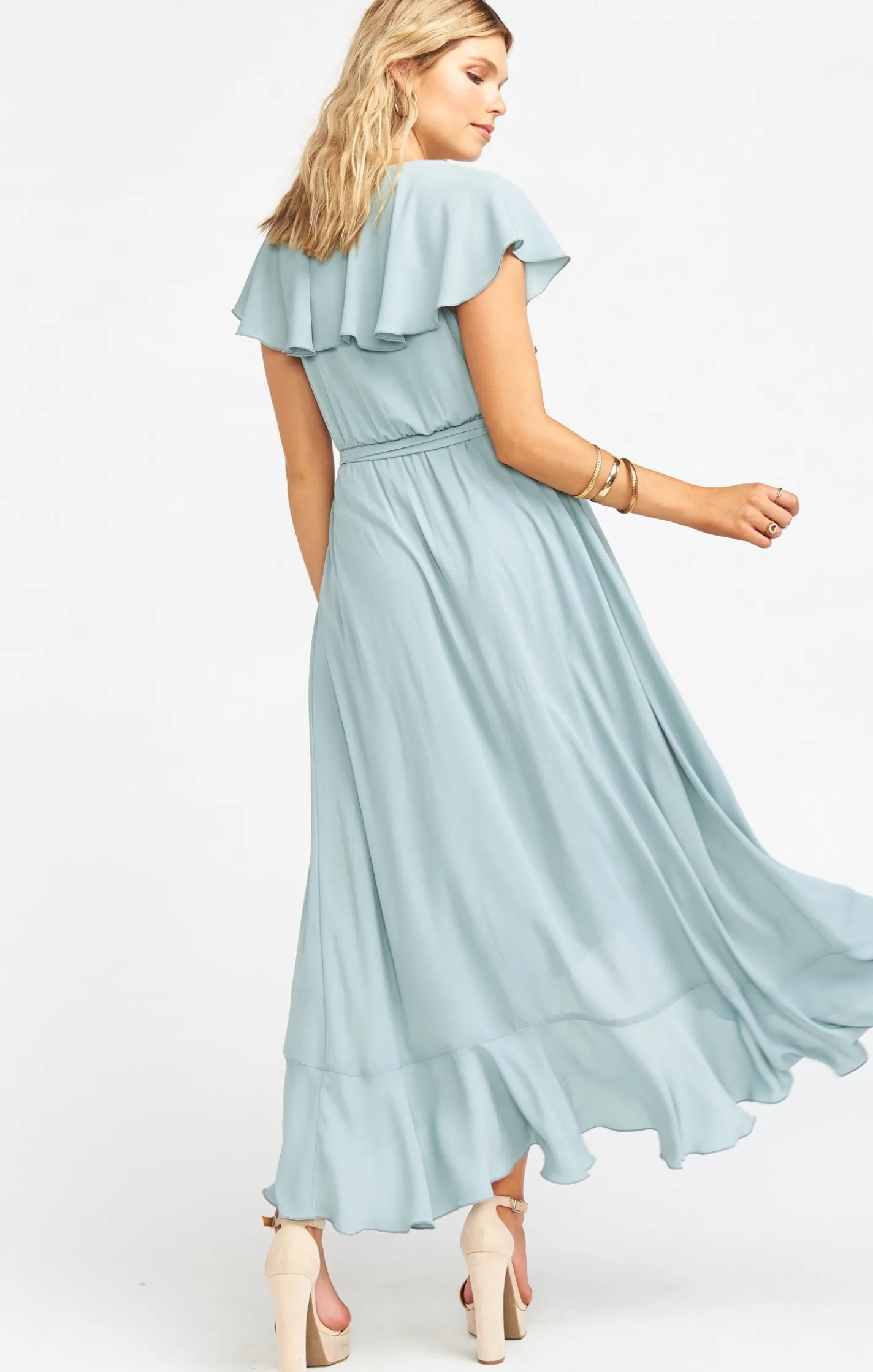 Kids Show Me Your Mumu Jess Ruffle Midi Dress