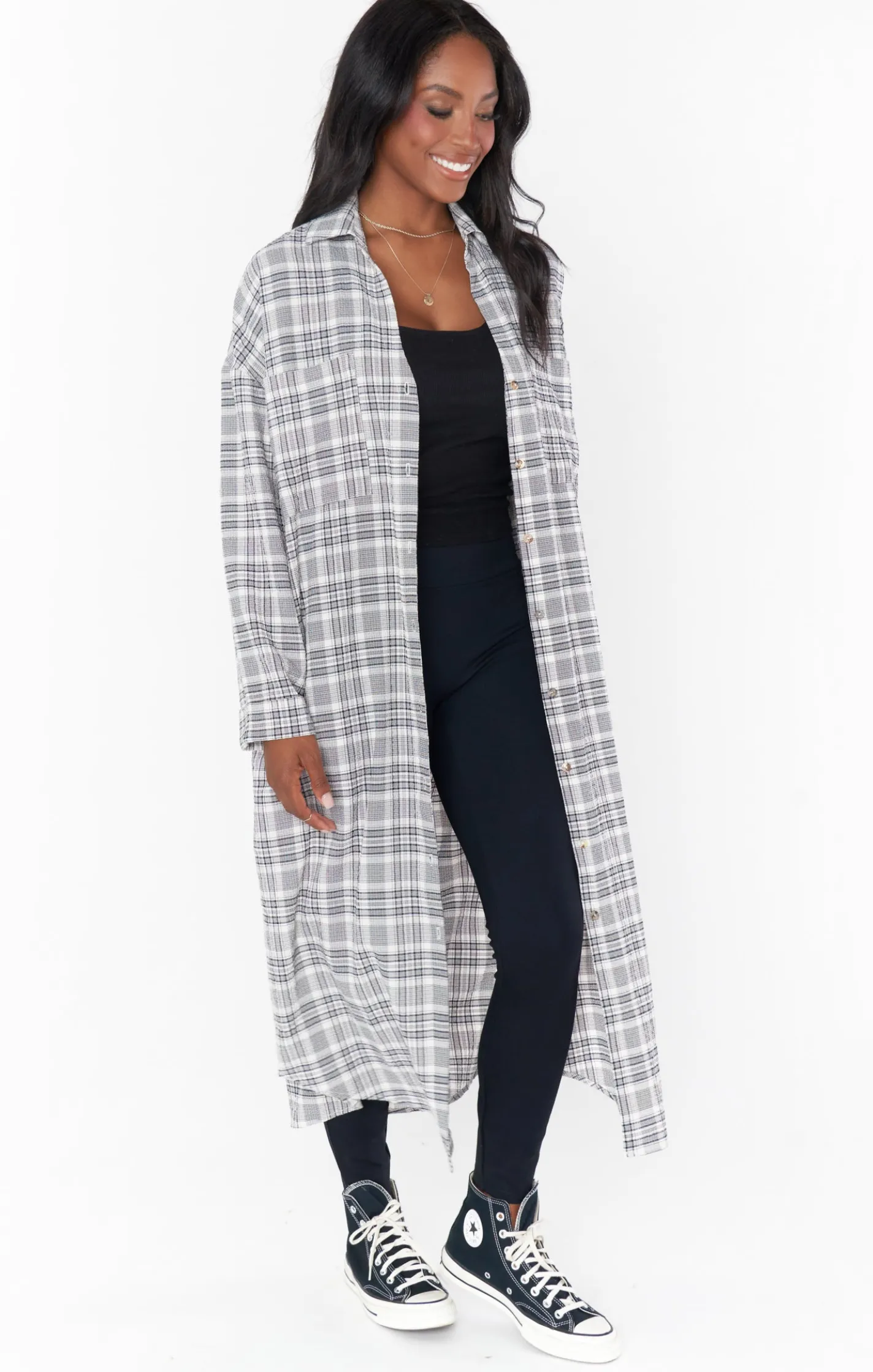 Show Me Your Mumu Leo Button Down Tunic