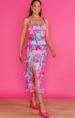 Show Me Your Mumu Monique Midi Dress