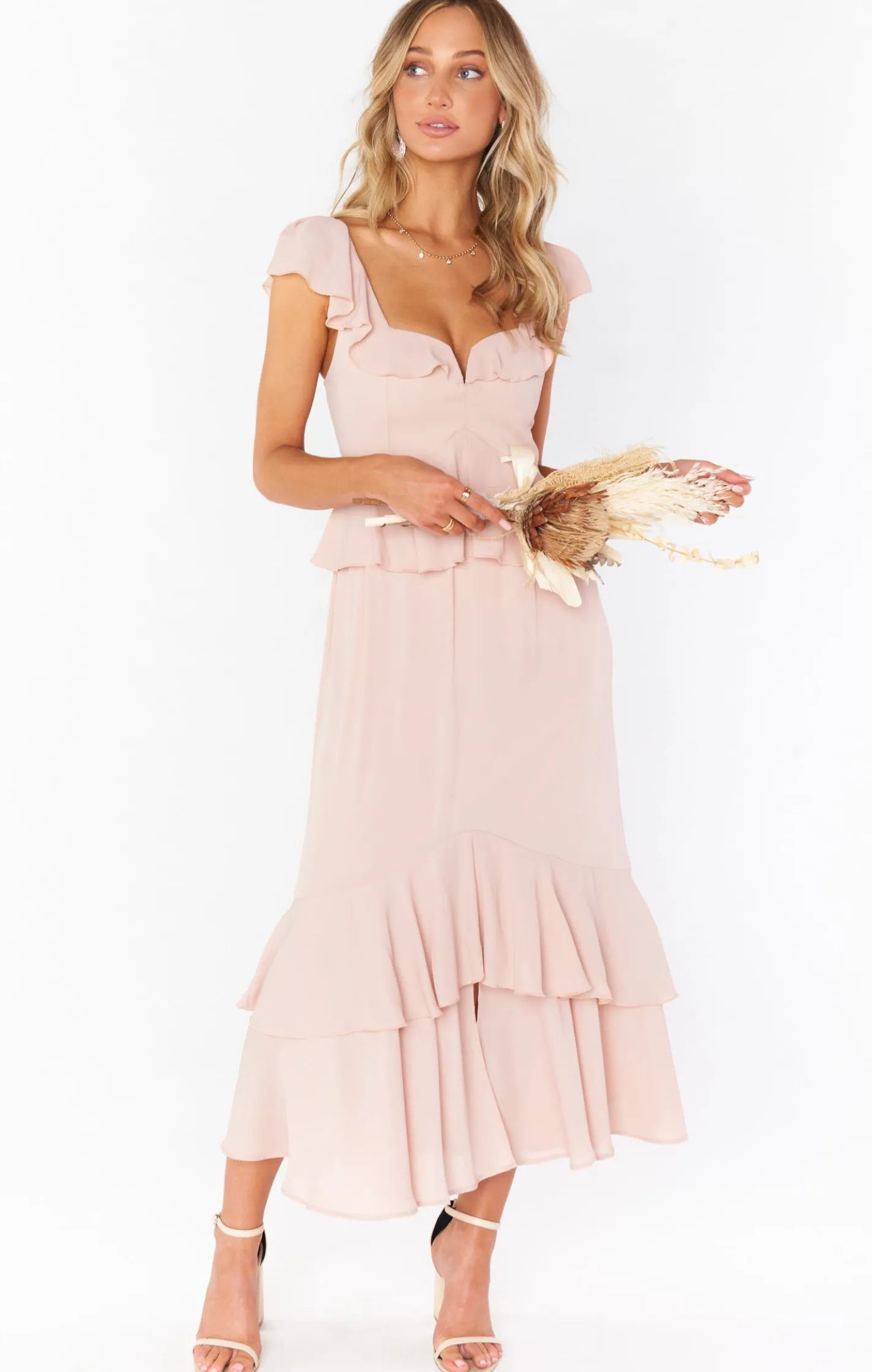 Show Me Your Mumu Reese Ruffle Dress