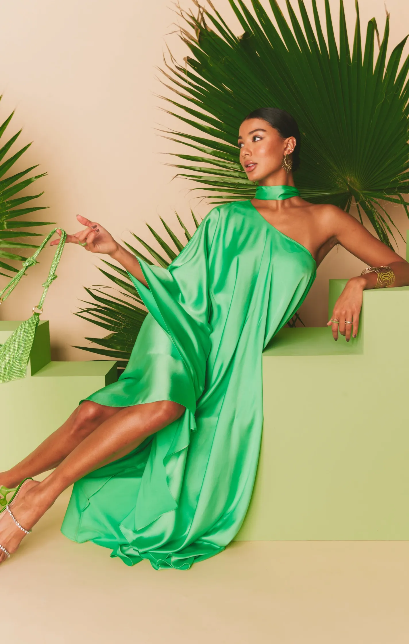 Kids Show Me Your Mumu Rhea One Shoulder Dress