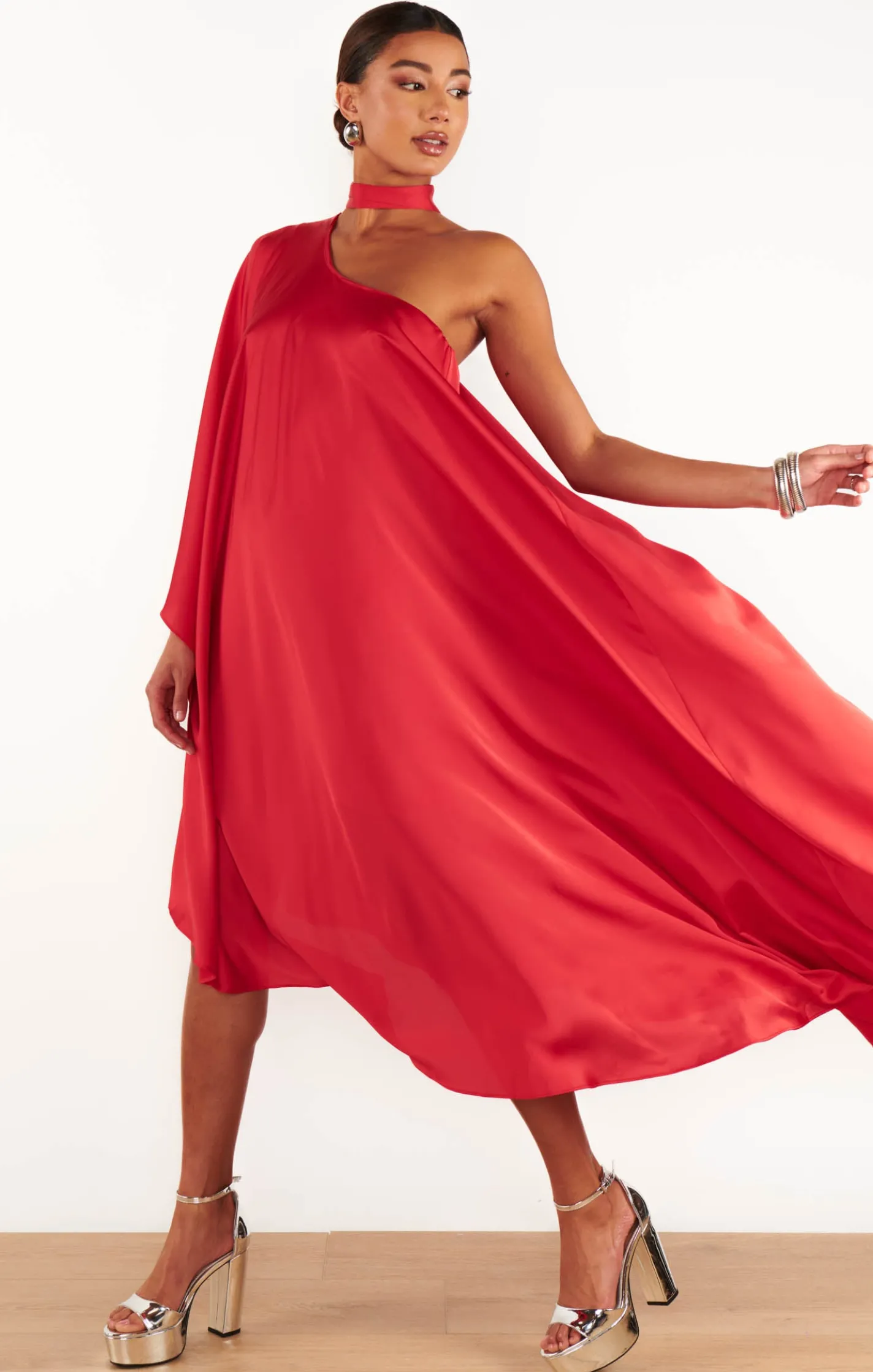 Kids Show Me Your Mumu Rhea One Shoulder Dress