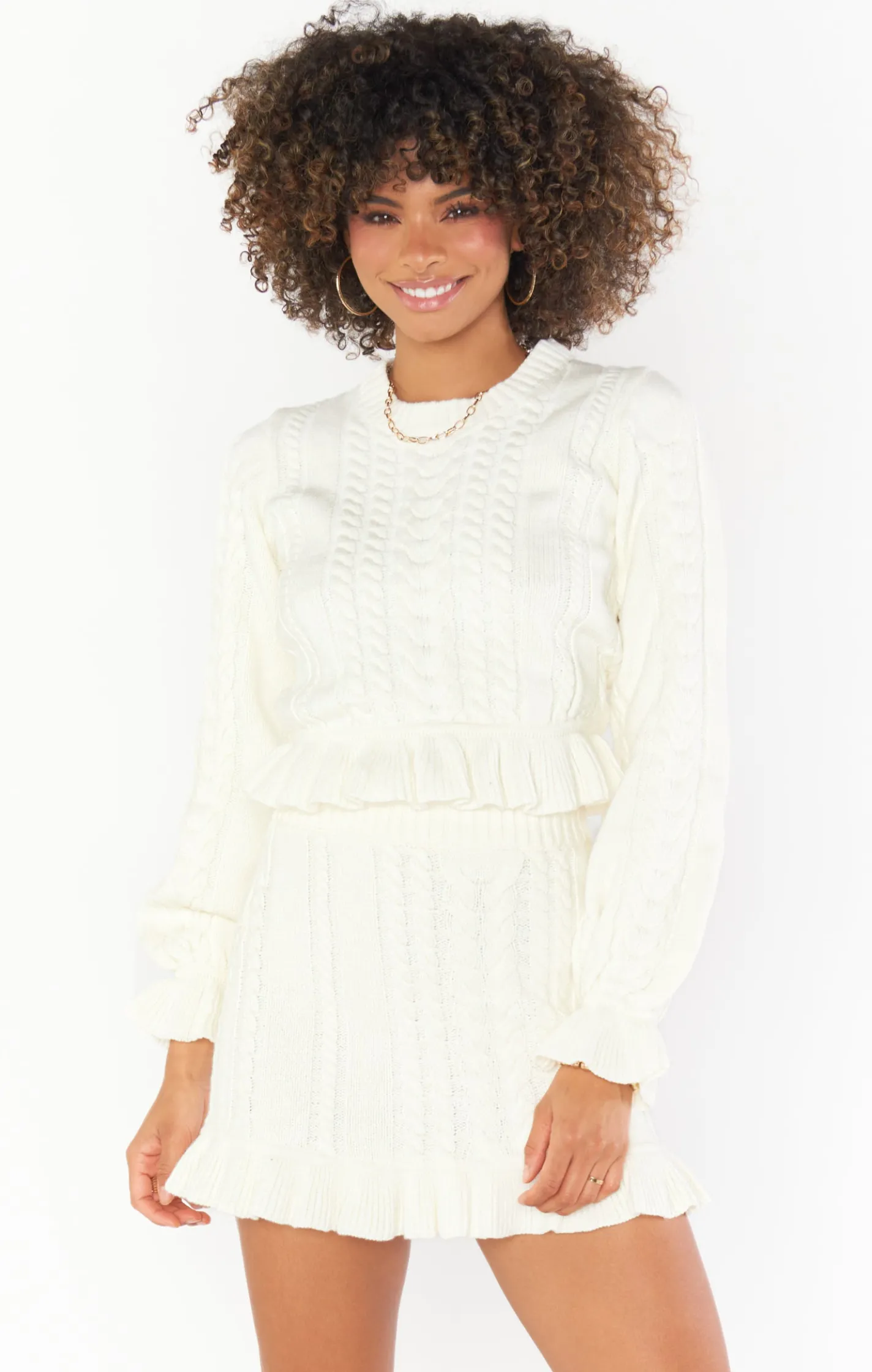 Show Me Your Mumu Ridley Ruffle Sweater