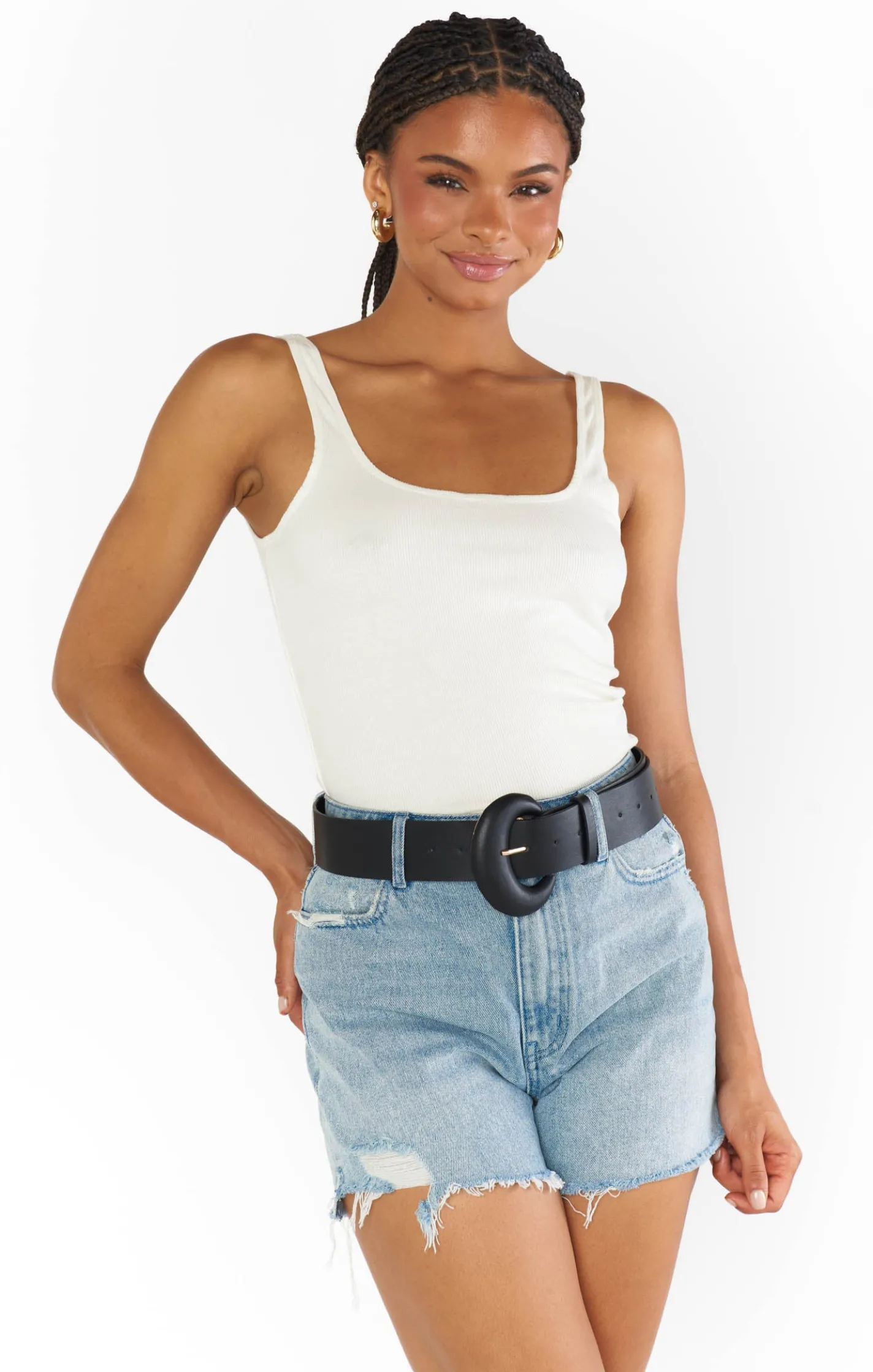 Show Me Your Mumu Round Buckle Belt
