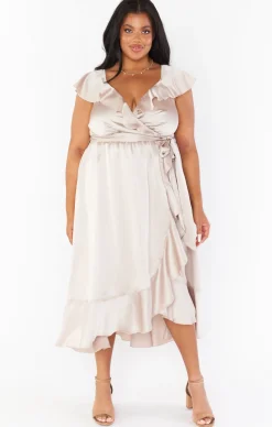 Kids Show Me Your Mumu Samantha Ruffle Wrap Dress
