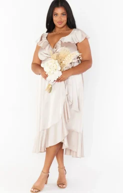 Kids Show Me Your Mumu Samantha Ruffle Wrap Dress