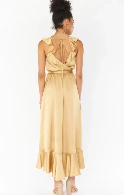 Show Me Your Mumu Samantha Ruffle Wrap Dress