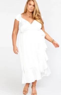Show Me Your Mumu Samantha Ruffle Wrap Dress