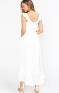 Show Me Your Mumu Samantha Ruffle Wrap Dress