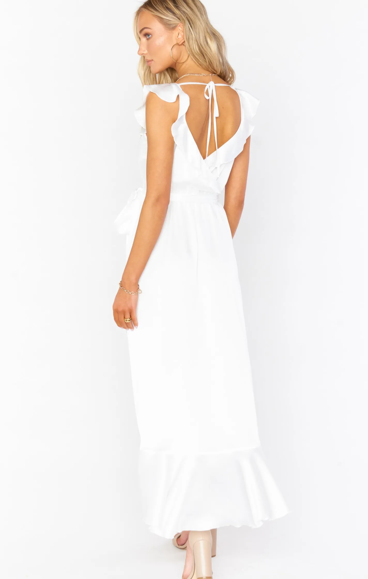 Kids Show Me Your Mumu Samantha Ruffle Wrap Dress