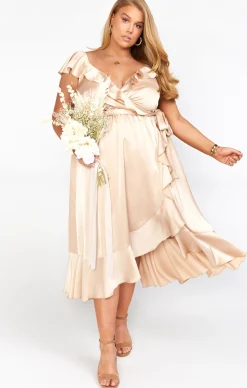 Kids Show Me Your Mumu Samantha Ruffle Wrap Dress