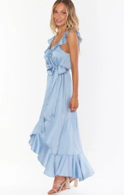 Kids Show Me Your Mumu Samantha Ruffle Wrap Dress