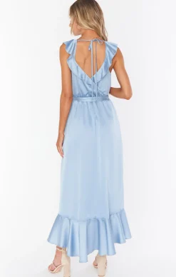 Kids Show Me Your Mumu Samantha Ruffle Wrap Dress