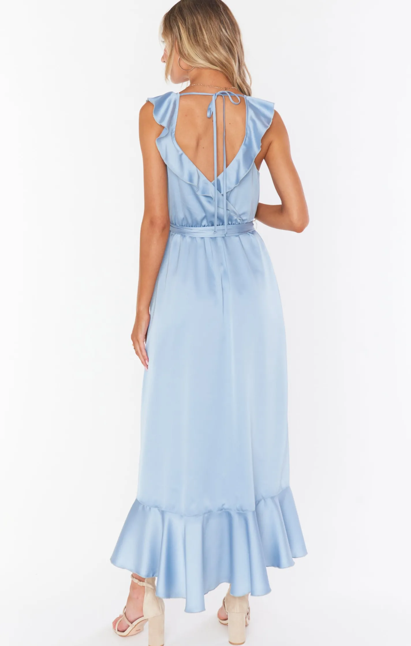 Show Me Your Mumu Samantha Ruffle Wrap Dress