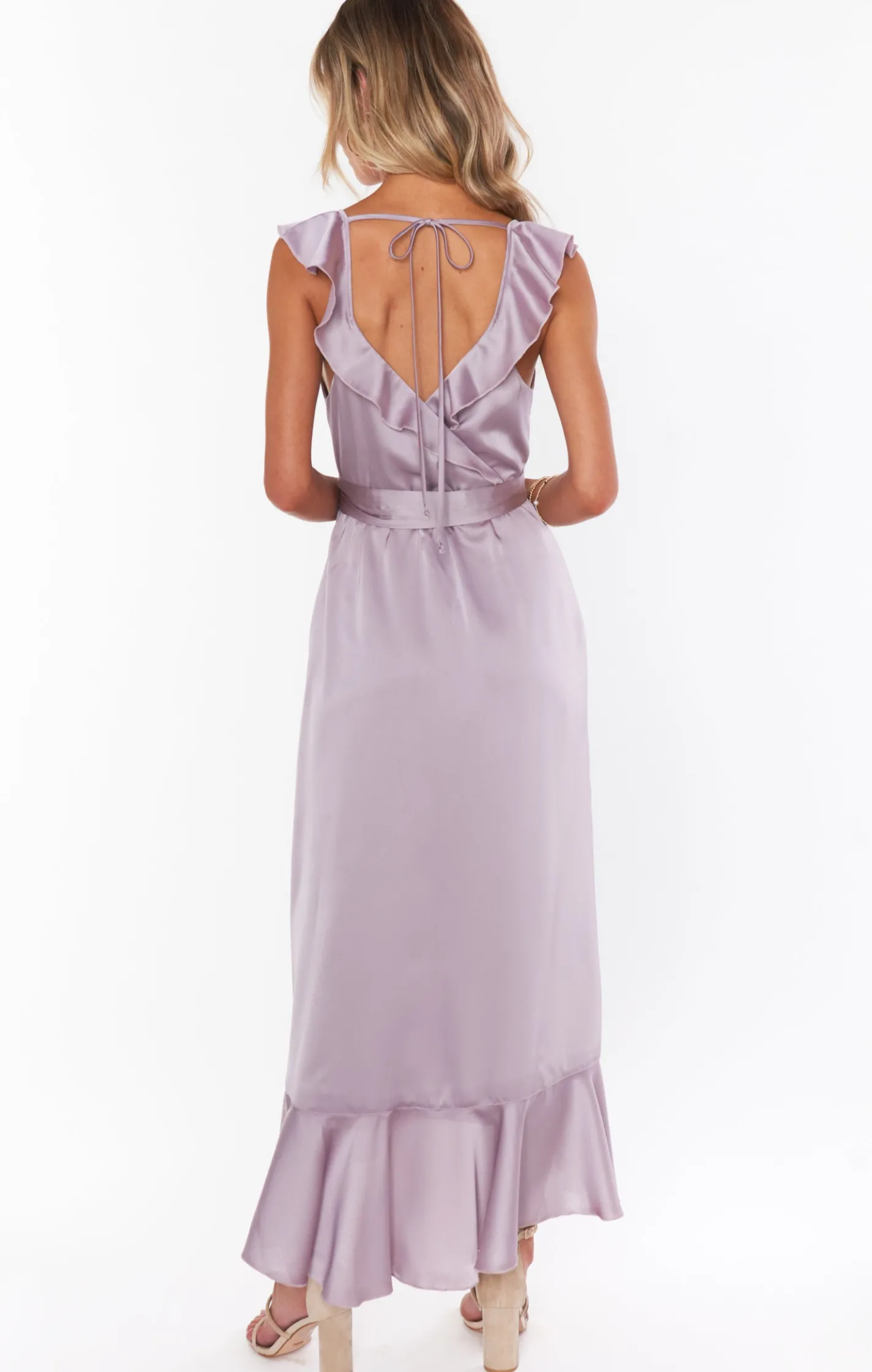 Kids Show Me Your Mumu Samantha Ruffle Wrap Dress