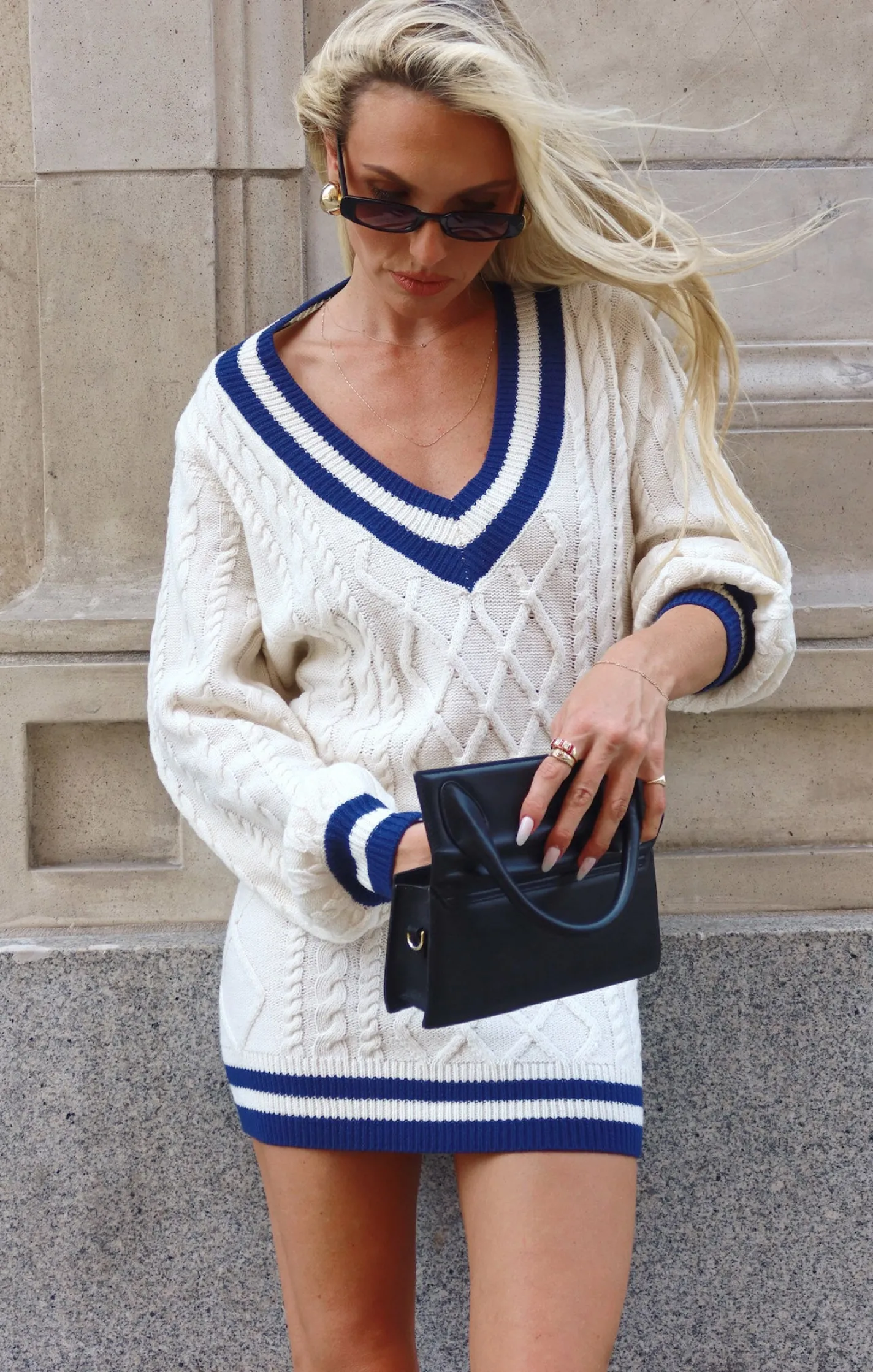 Kids Show Me Your Mumu Tailgate Sweater Dress