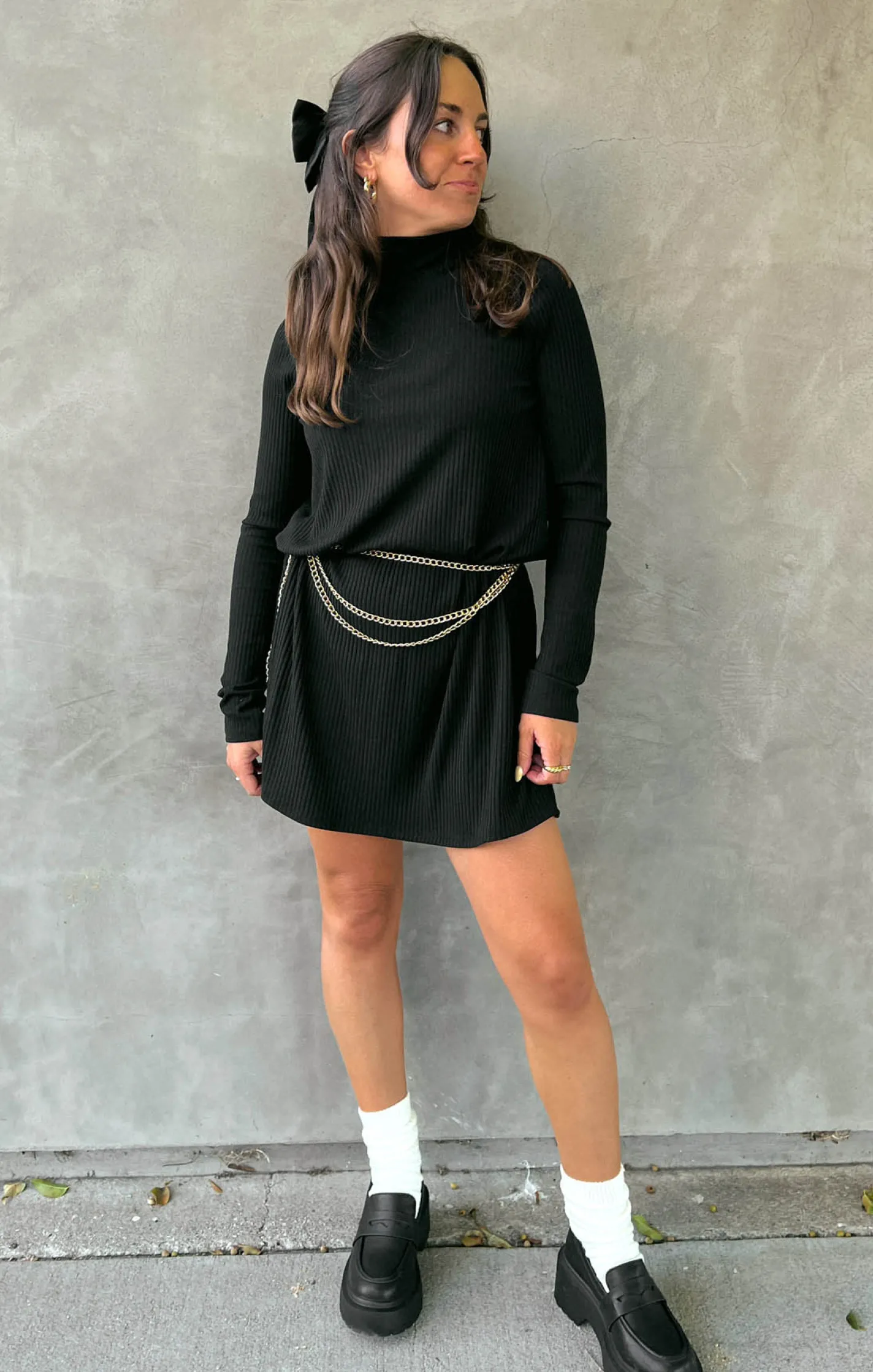 Kids Show Me Your Mumu Tammy Turtleneck Dress