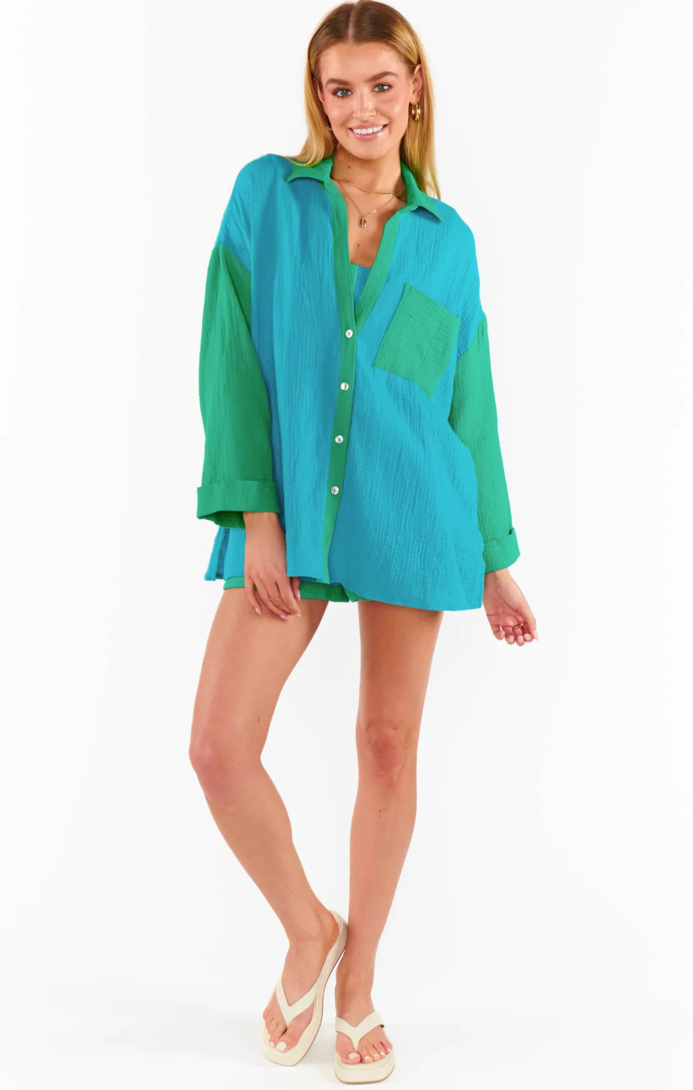 Kids Show Me Your Mumu Weekday Button Up