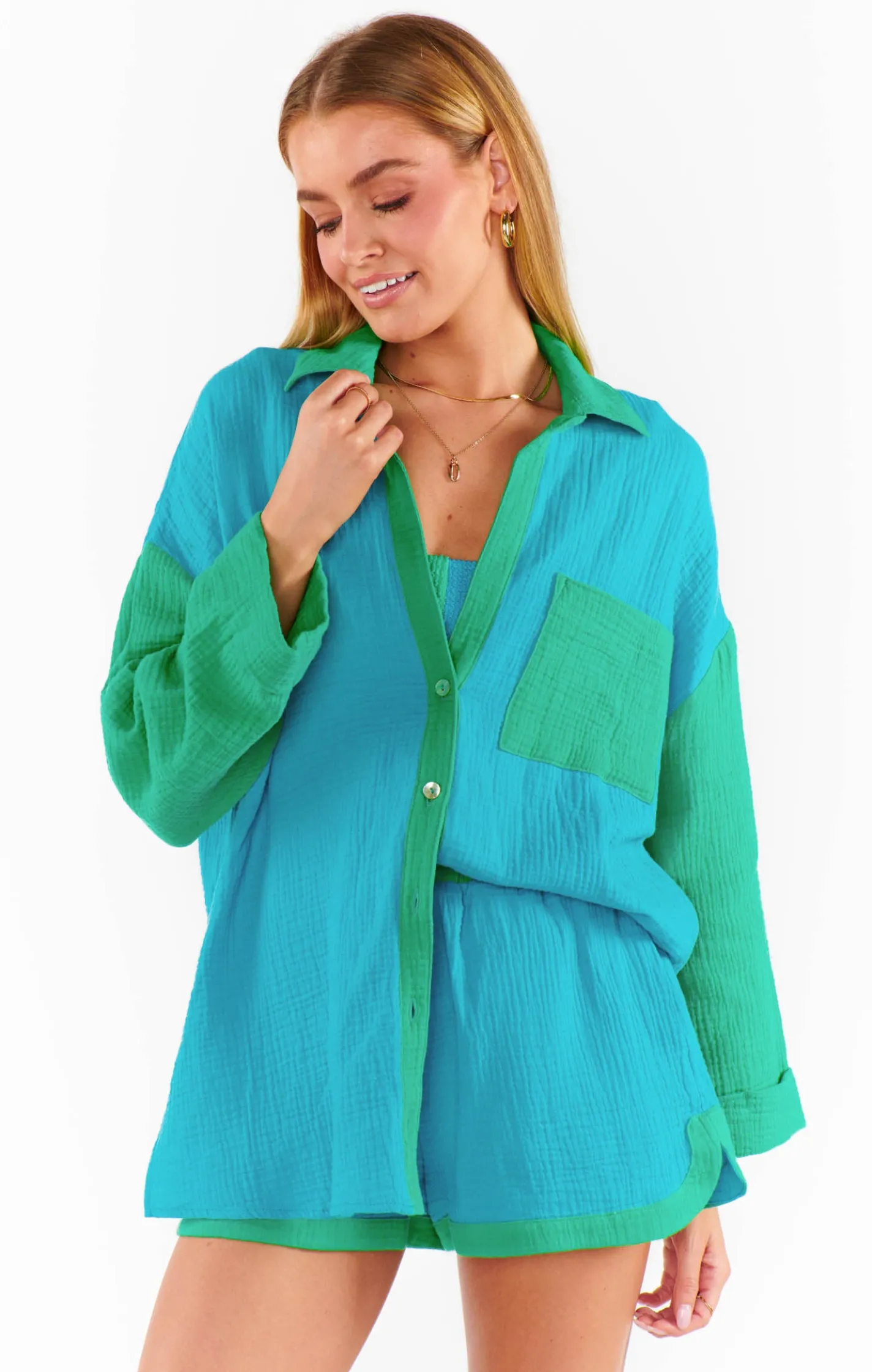 Show Me Your Mumu Weekday Button Up